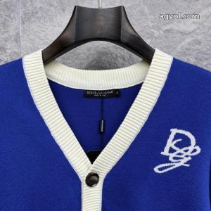 D&G 2026新作アルファベットロゴをあしらったカラーカップルカーディガンコート