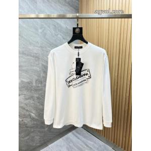 最新ルック 今だけSALE 魅力的なDolce&Gabbanaスーパー コピー ブランド 通販長袖Tシャツ