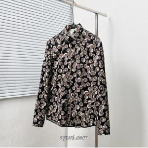 ブランド レプリカファッショナブルなデザイン 落ち着いた感覚 高級感演出長袖シャツDolce&Gabbana