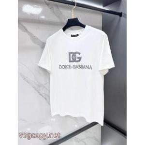 Dolce&Gabbana半袖Tシャツ高感度アイテム 優しげ人気アイテム 活躍アイテムコピー ブランド