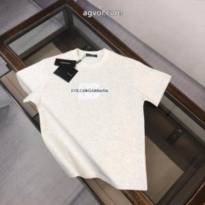 先行セール 海外最新モデル 韓国高級服偽 ブランド 販売Dolce&Gabbana半袖Tシャツ
