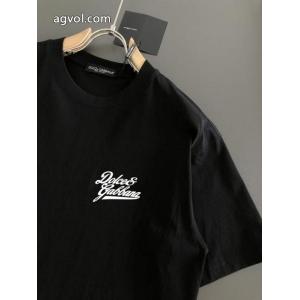 ブランド 品 激安 通販特価高品質 遂に再入荷 落ち着いた感覚半袖TシャツDolce&Gabbana