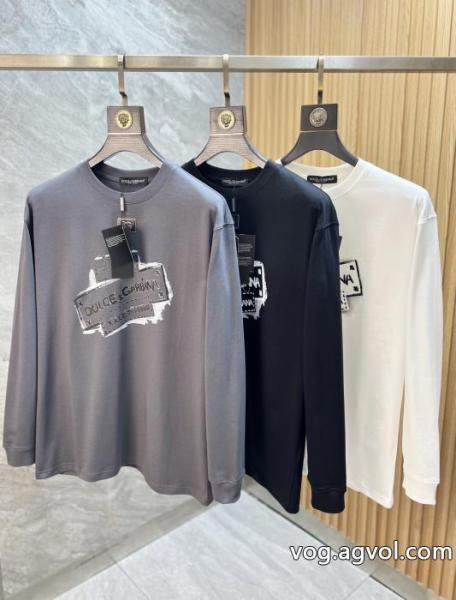最新ルック 今だけSALE 魅力的なDolce&Gabbanaスーパー コピー ブランド 通販長袖Tシャツ 0