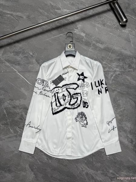 コピー 通販大絶賛の履き心地! HOT大得価 お色味たくさんDolce&Gabbana長袖シャツ 0 